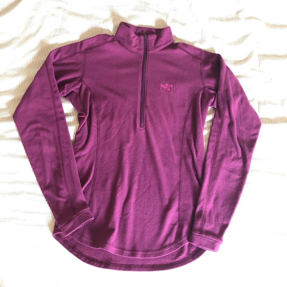 Arc’teryx women’s Delta LT half zip fleece small